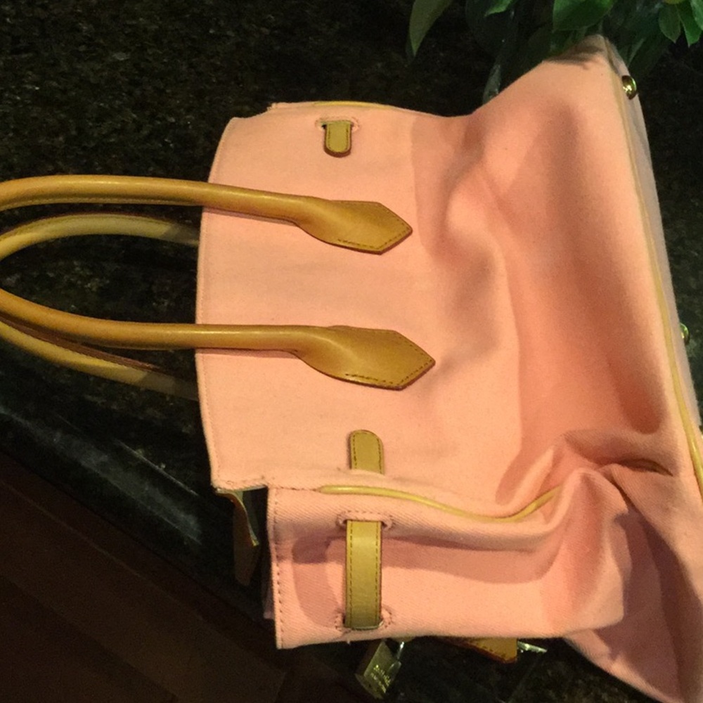 Pretty pink satchel handbag cowgirl rodeo queen travel spring festival market - Picture 7 of 16